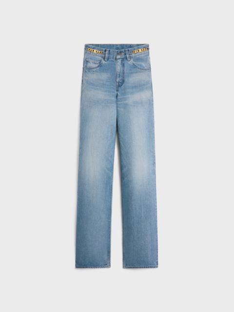 CELINE KITTY JEANS IN PISMO WASH DENIM