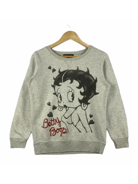 Other Designers Vintage - Vintage Betty Bopp Big Logo Sweatshirt Grey Small