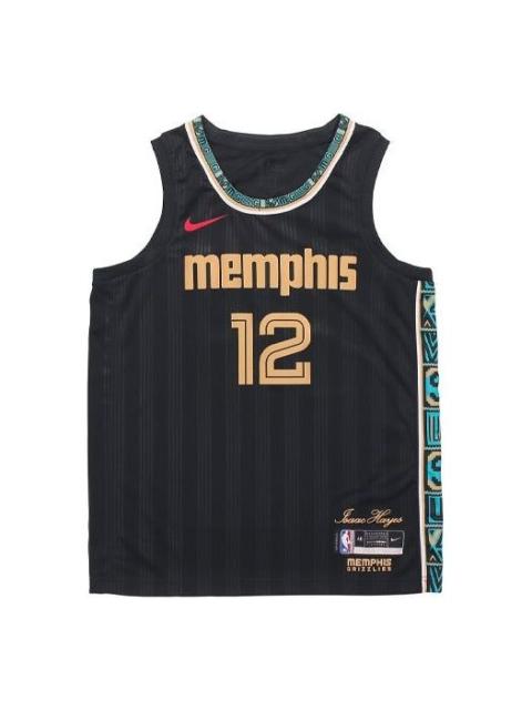 Nike Nike NBA x Ja Morant Memphis City Edition Basketball Jersey 'Black Yellow' CN1739-010