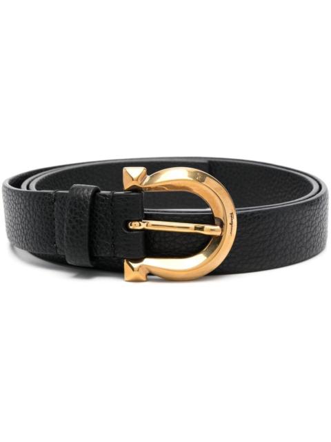 FERRAGAMO Gancini leather belt