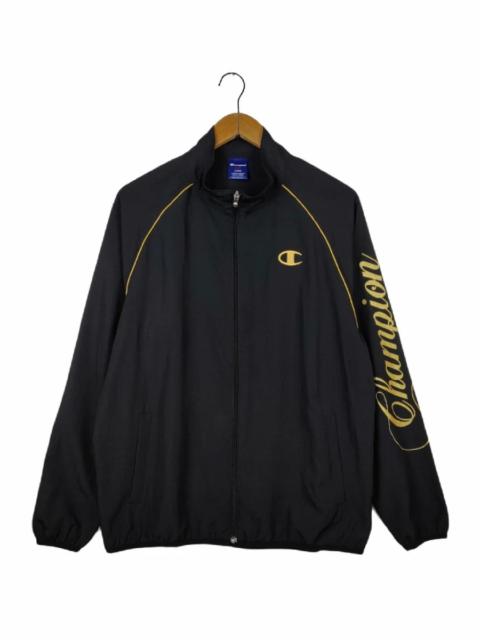 Champion Vintage Gold Windbreaker Sweater Jacket