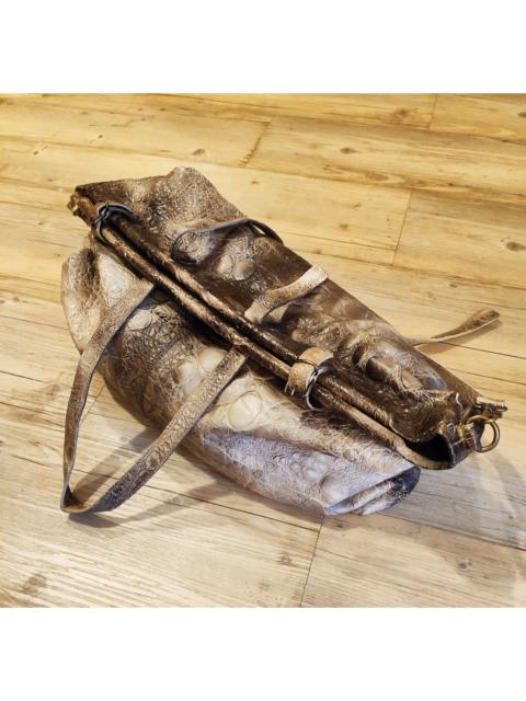 Other Designers Gianni Barbato - Exotic leather travel bag.Like Gucci or Saint Laurent.