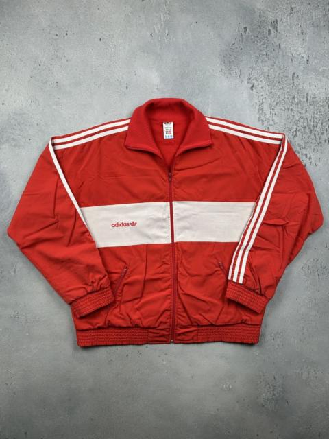 adidas Vintage Adidas West Germany Rare Track Jacket Red White 80s