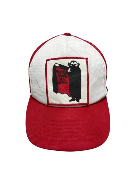 Other Designers VINTAGE 1980s MONSTER MASH '83 PENTICTION TRUCKER CAP HAT