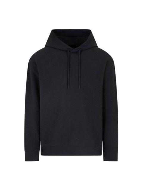 EMPORIO ARMANI Emporio Armani All-Over Lettering Hooded Sweatshirt