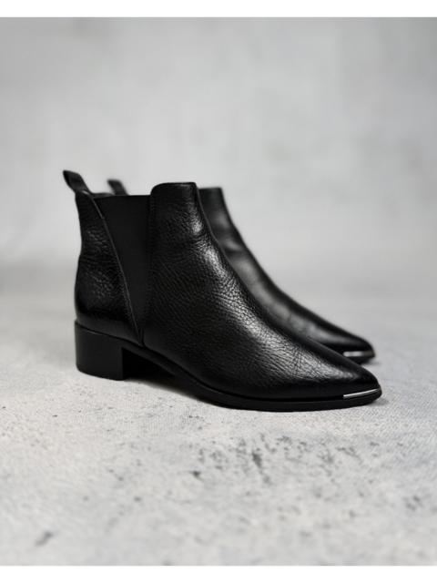Acne Studios Acne Studios Jensen Black Leather Chelsea Boots Pointed Toe