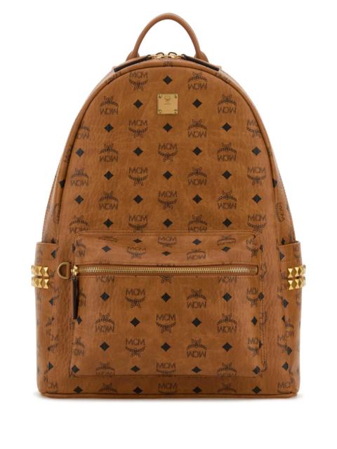 MCM Mcm Women Printed Canvas Backpack