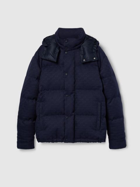 GUCCI GG canvas down jacket