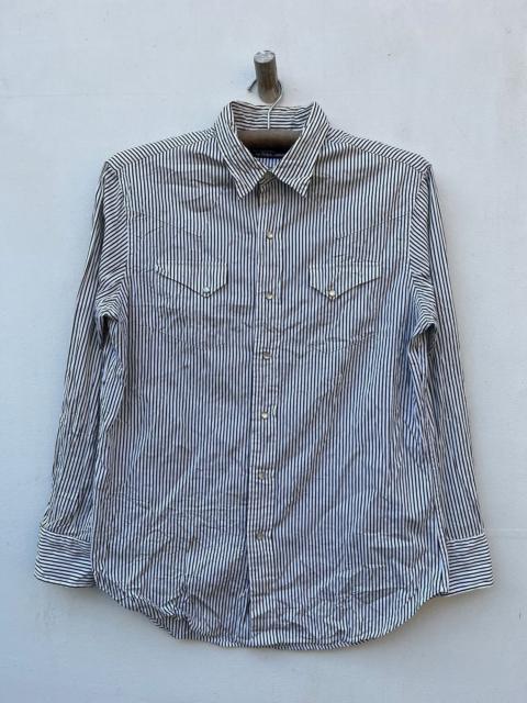 Polo Ralph Lauren Polo Ralph Lauren Vertical Striped Pearl Snap Western Shirt