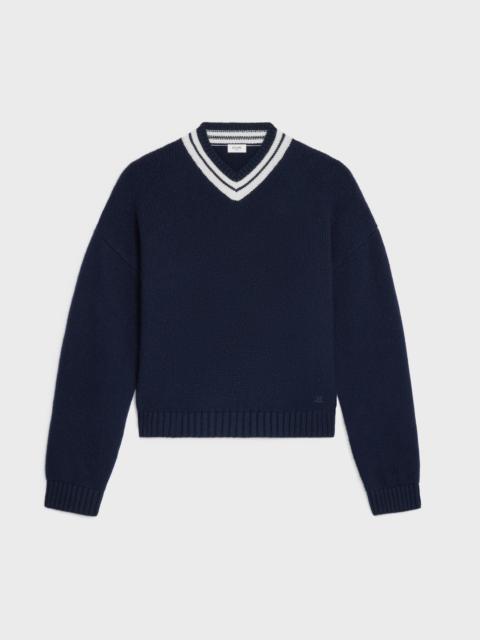 CELINE v-neck sweater IN cashmere
