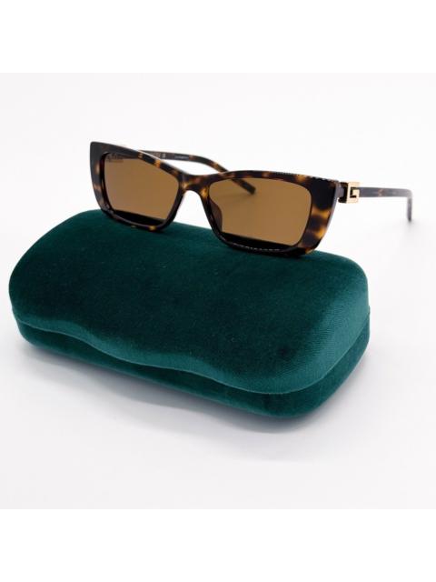 GUCCI NEW GUCCI GG1681S 004 SQUARE HAVANA SUNGLASSES WOMEN GUCCI