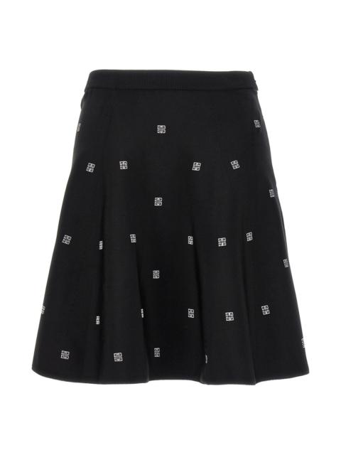 Givenchy Women All Over Logo Skirt