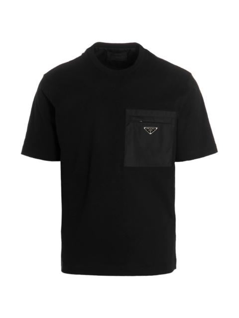 Prada Logo patch t-shirt