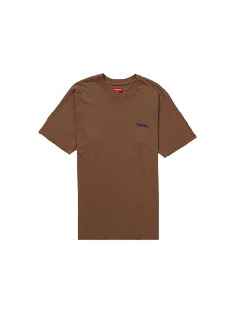 Supreme Supreme Washed Handstyle S/S Top Brown