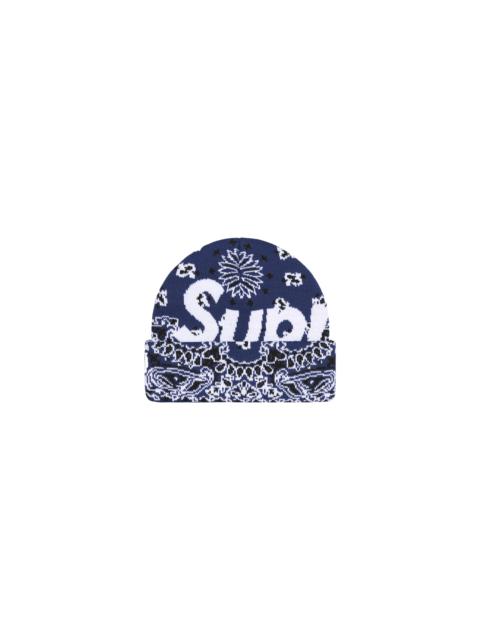 Supreme Bandana Big Logo Beanie