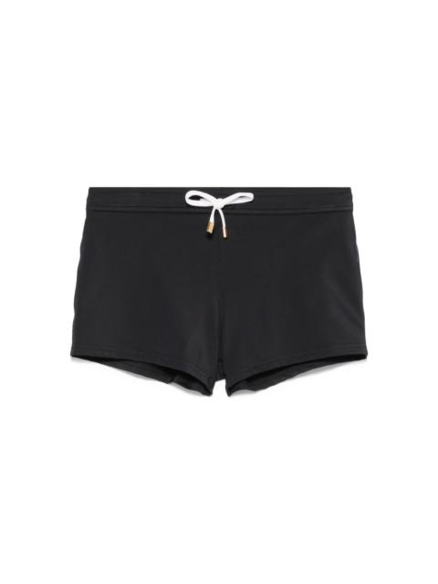 side-stripe swim shorts