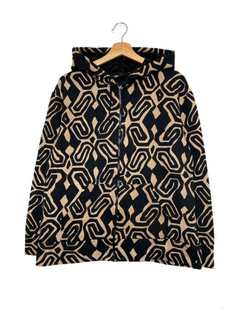 Other Designers Vintage - Full Printed Design Like Kapital Visvim Zipper Hoodie