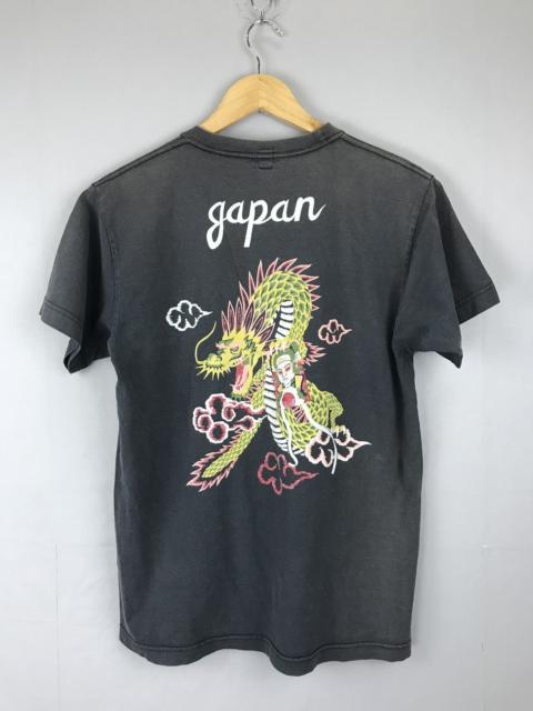 Other Designers Japanese Brand × Vintage - Vintage Sukajan Japan Dragonfly Embroidery Graphic Tshirt