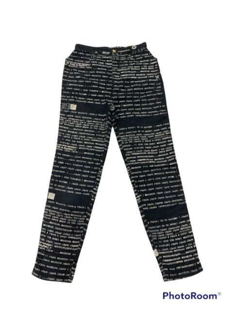 Other Designers VINTAGE MOSCHINO FULL PRINT PANTS RARE