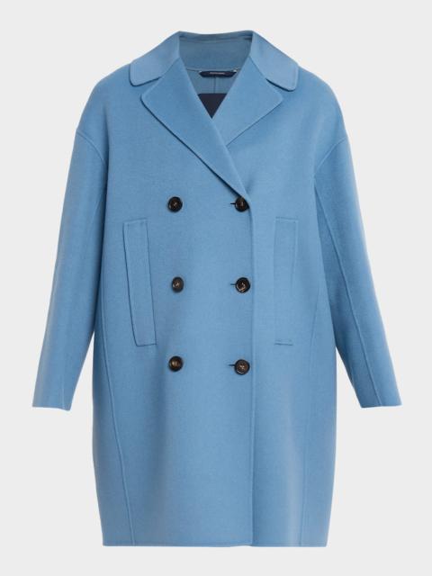 Max Mara Wool Broadcloth Midi Coat
