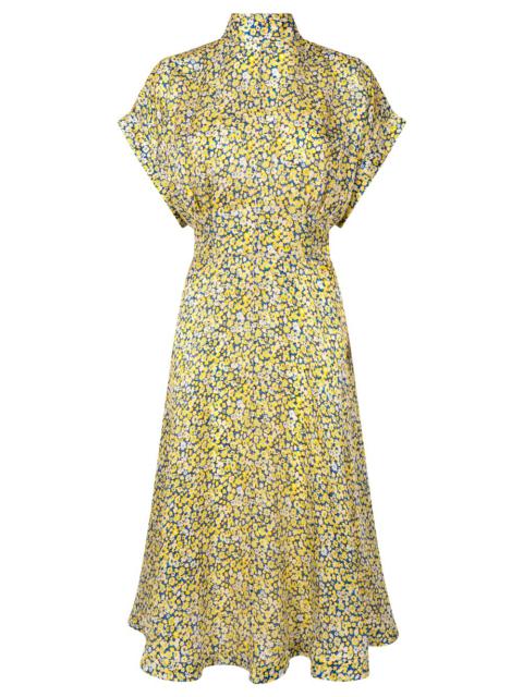 Bottega Veneta Women Mini Daisy Silk Charm Dress