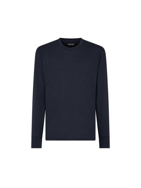TOM FORD LYOCELL COTTON CREW T-SHIRT