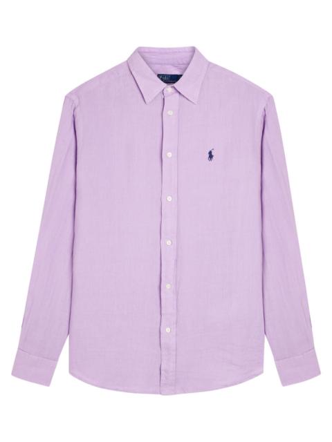 Polo Ralph Lauren Polo Ralph Lauren Logo-embroidered Linen Shirt