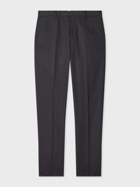 Paul Smith Dark Navy Fine Cotton Twill Trousers