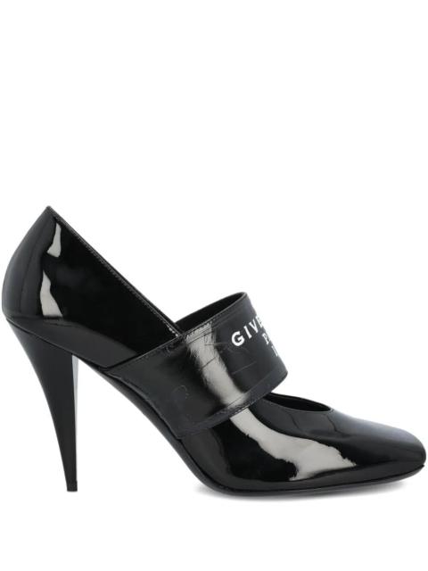 Givenchy Givenchy Women Décolleté Sliced Square Givenchy Tape In Pelle Verniciata