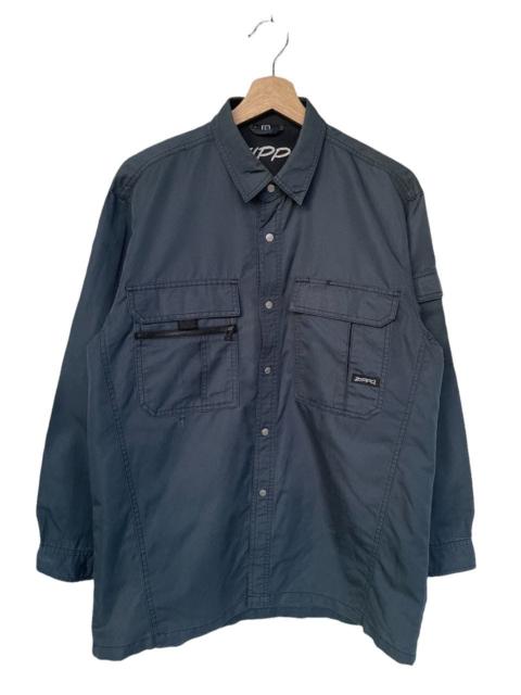 Other Designers Vintage Zippo Multipockets Snap Button Longsleeve Shirt