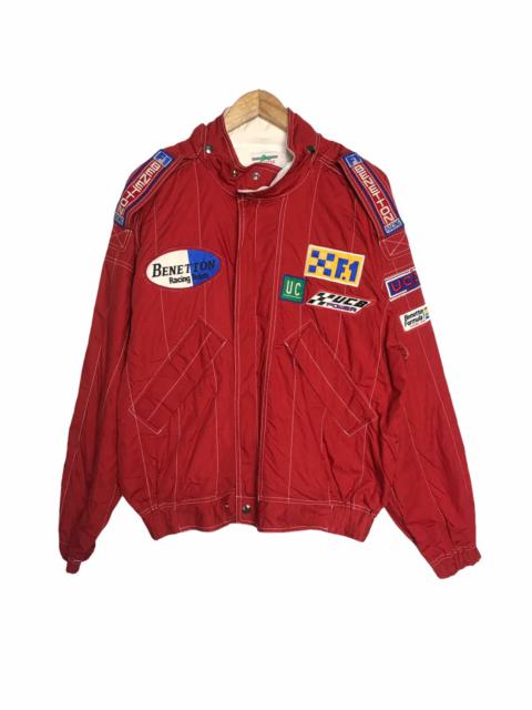United Colors Of Benetton - Vintage benetton racing team f1 multi patches jacket