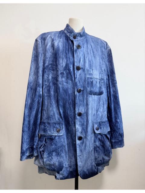ISSEY MIYAKE Issey Miyake Frost Descent Blue Jacket