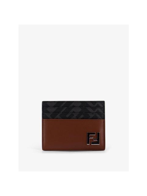 FENDI FENDI Brown Card Holder New & Authentic
