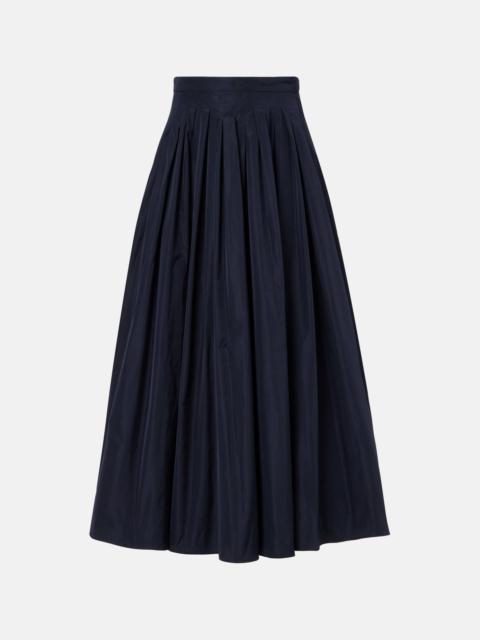 'S Max Mara Jokey pleated taffeta midi skirt
