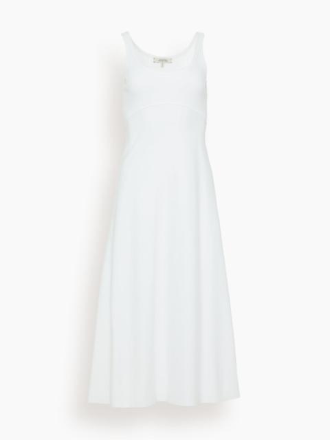 DOROTHEE SCHUMACHER Rib Romance Dress in Pure White