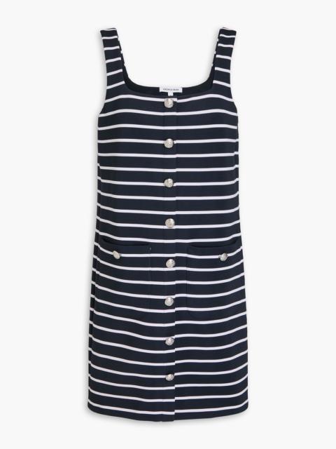 VERONICA BEARD Tibbie striped stretch-jersey mini dress