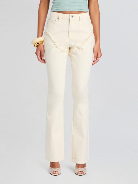 RETROFÊTE DAHLIA FRAYED BOOTCUT JEAN