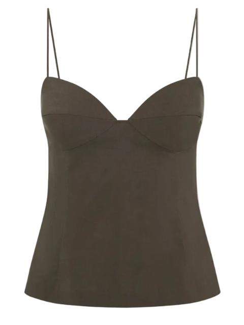 ST. AGNI Studio Cami in Wood