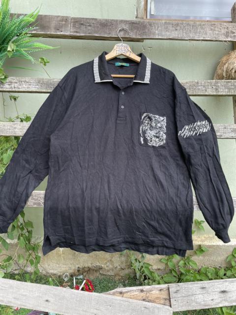 Other Designers Vintage - Vintage Kenzo Tiger Embroidery Logo Long Sleeve Japan
