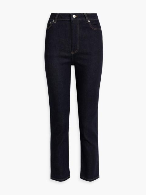 GANNI Cutye high-rise slim-leg jeans