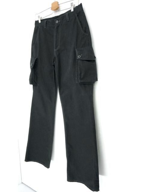 Other Designers Japanese Brand - Dope! ALLIX DESIGN TOKYO Striped Flared Worn Cargo Pants