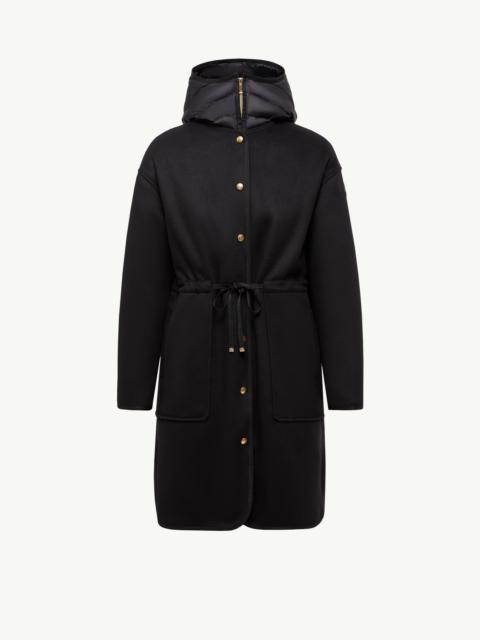 Moncler Bonreposse 3-in-1 Wool & Cashmere Long Down Jacket