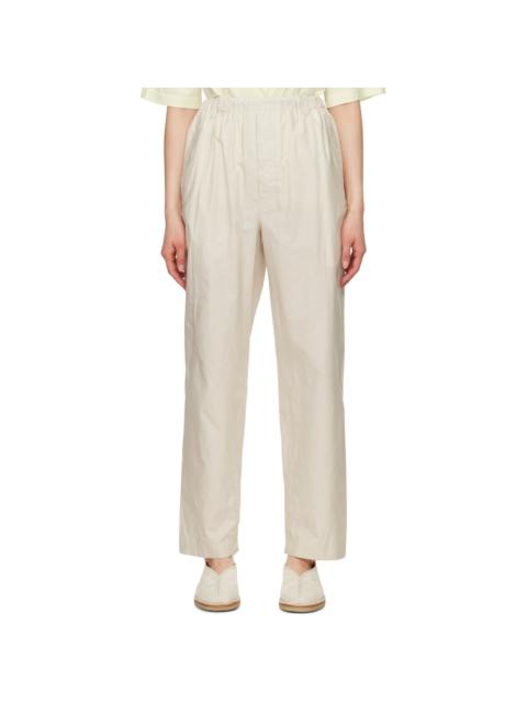 Lemaire Off-White Relaxed Trousers