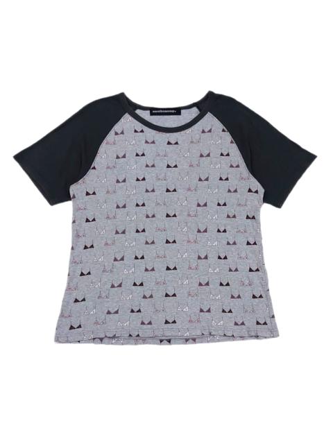 Other Designers RARE! MERCIBEAUCOUP by ISSEY MIYAKE BIKINI TOP MONOGRAM