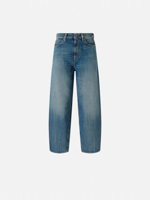 PINKO SOFT DENIM BALLOON-FIT JEANS