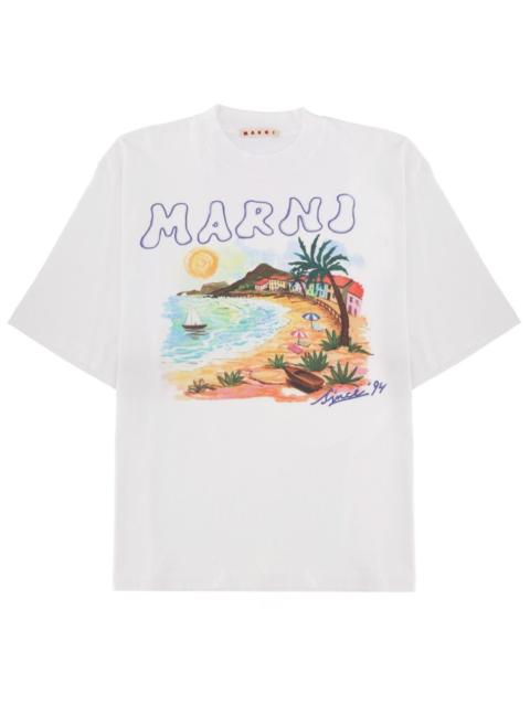 Marni Marni Men T-Shirt With Print
