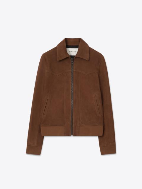 BLK DNM LEATHER JACKET 77 BROWN