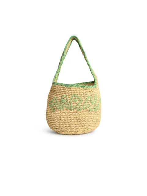 Marni Marni Small nassa Bag In Green Natural Raffia
