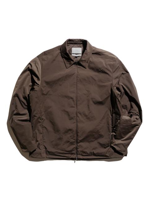 AMOMENTO Taffeta Padded Jumper Brown