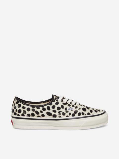 Vans Premium Authentic 44 Pony Hair Sneakers Dalmatian